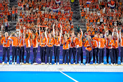 Women's field hockey gold medal winners of Netherlands
